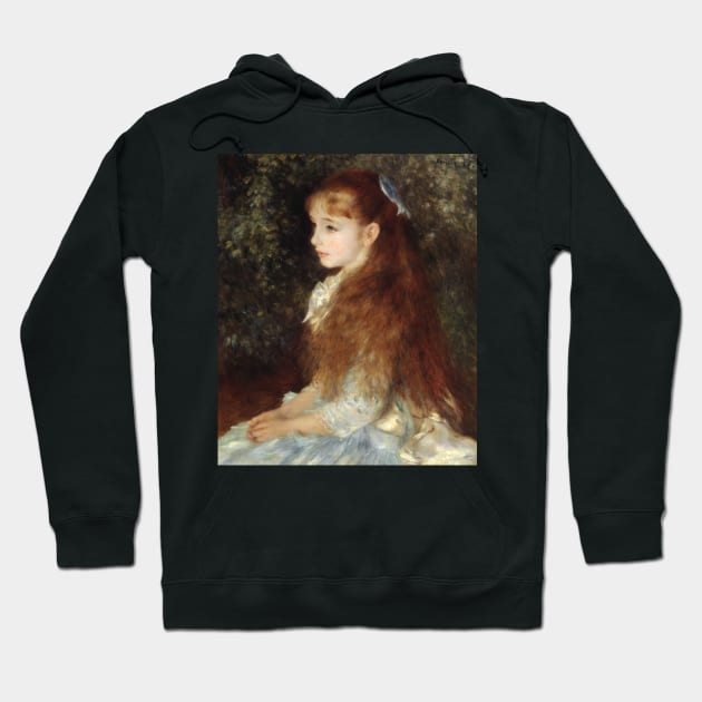 Portrait of Mademoiselle Irene Cahen d'Anvers by Renoir Hoodie by MurellosArt